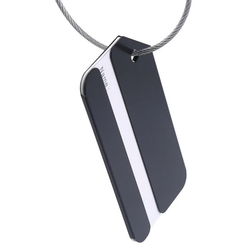 Her Travel Aluminium Luggage Tags – Set of 5, Personalised Baggage Identifier - Her travel