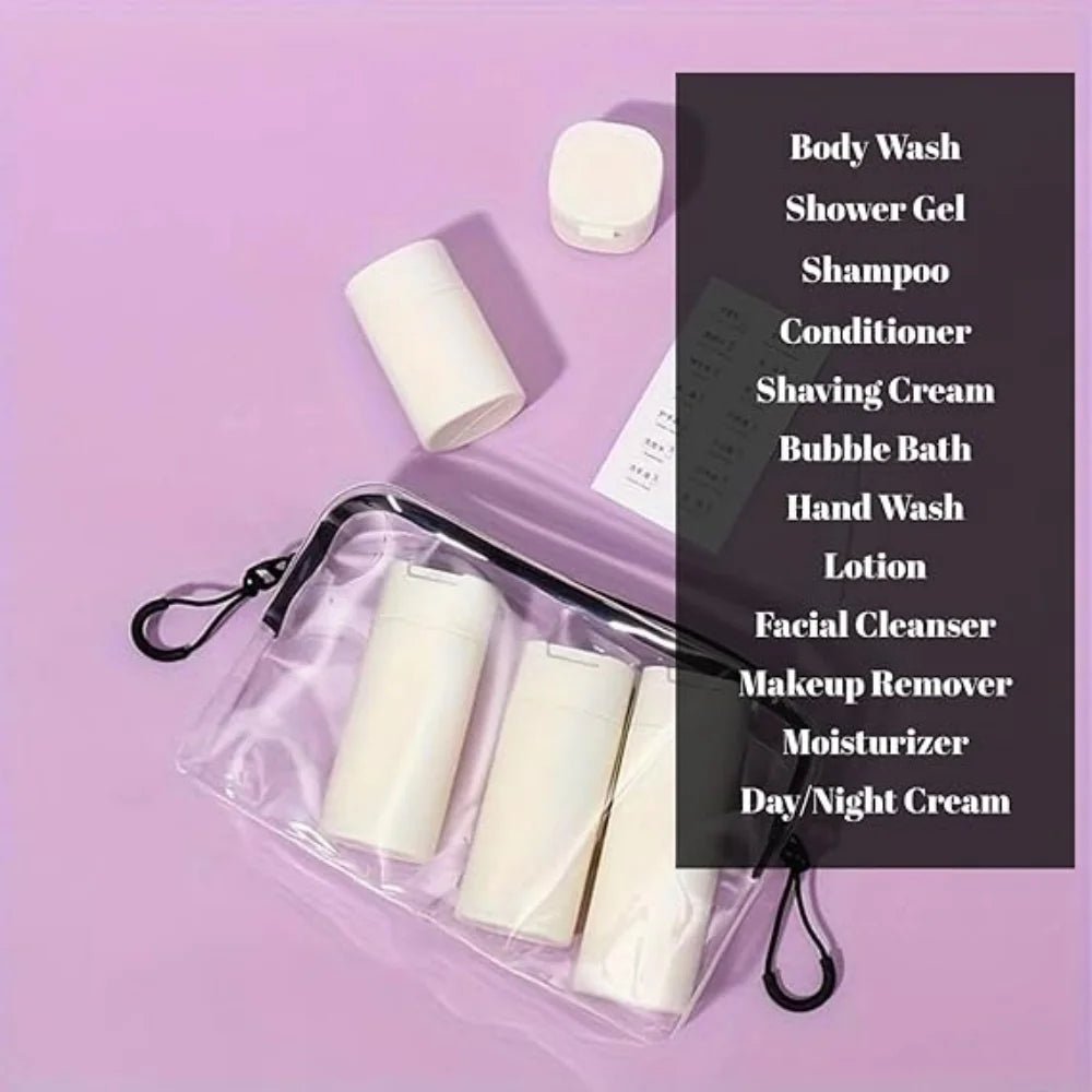 Her Travel Refillable Travel Bottles Set – 5 Piece, TSA Approved, Leak-Proof - Her travel